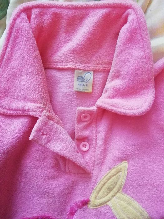 Піжама тепла, рожева, 42-44