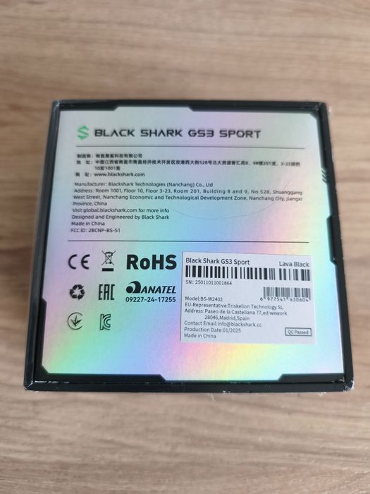 Vendo Smartwatch Black Shark GS3 Sport