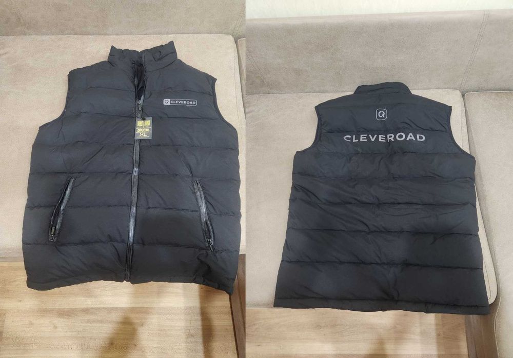 Брендовые женские куртки и жилетки L–2XL шарф/шапка/перчатки в подарок