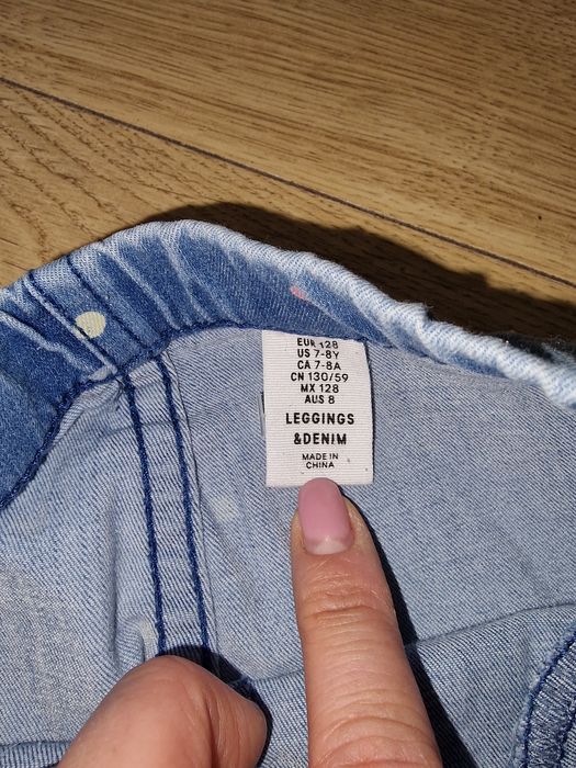 Spodnie leginsy treginsy 128