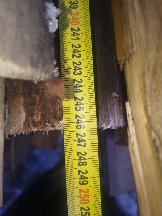 Stemple budowlane drewniane - 2.46cm