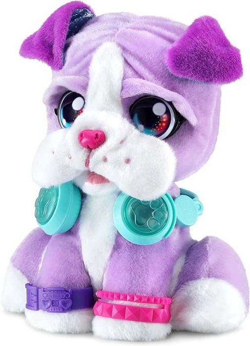 Piesek interaktywny DJ bokser, maskotka 28x22x12.5 cm