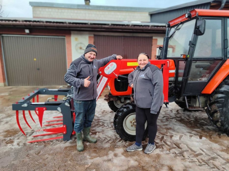 Ładowacz czołowy 800kg Tur 3S JX Ursus C360 C330 MF255 Zetor 5211,7211