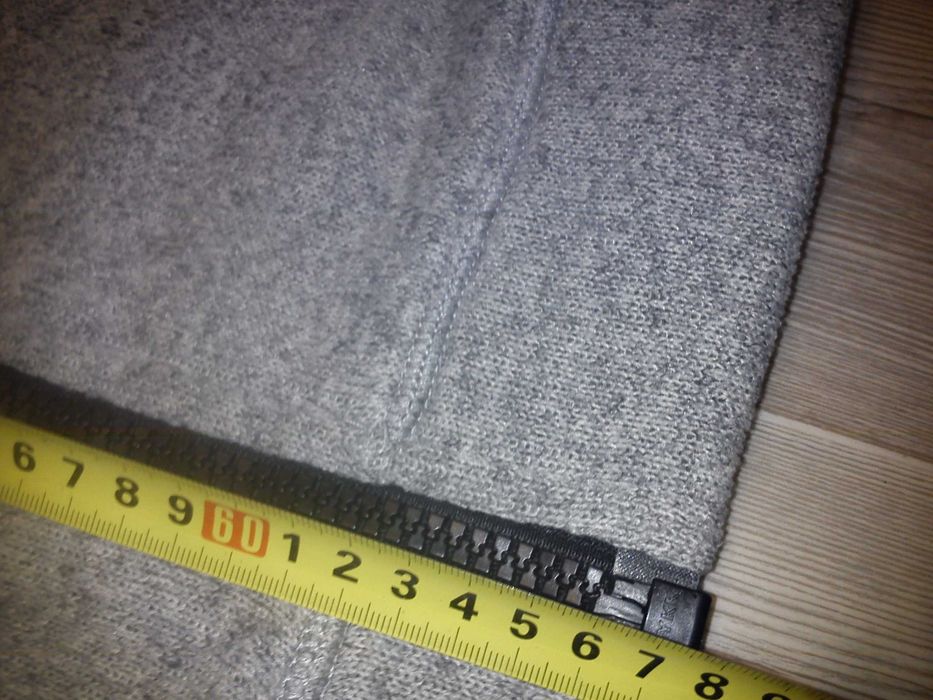 bluza S.Oliver polar swetrowaty szara XL j. nowa szara popielata WARTO
