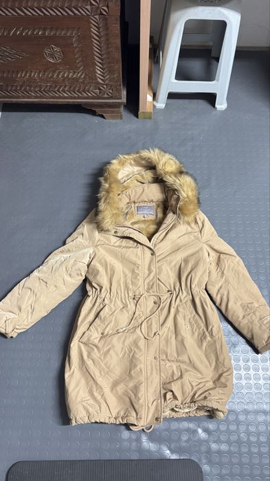 Casaco Quente Bege