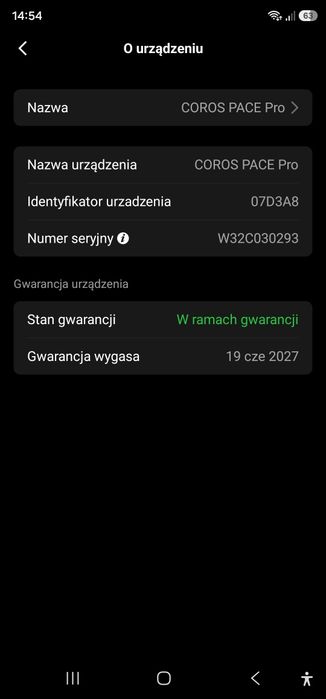 Coros Pace Pro - smartwatch z GPS