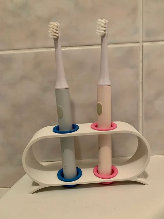 Suporte Moderno para Escovas de Dentes (1 a 5 unidades)