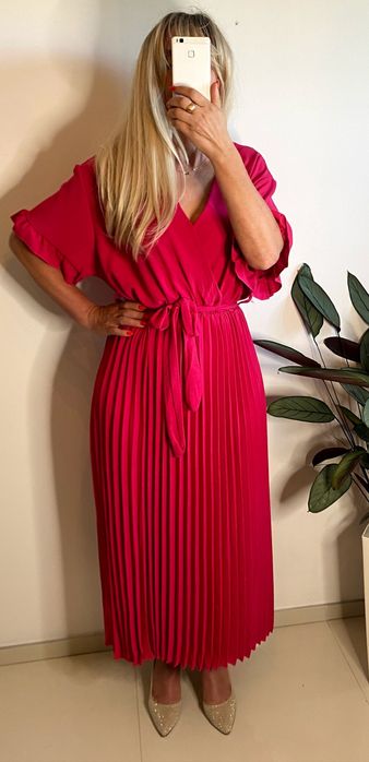 Sukienka 4xl 5xl 6xl chrzest wesele