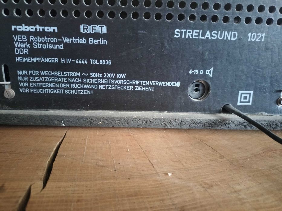 stare radio RFT Strelasund 1021 robotron