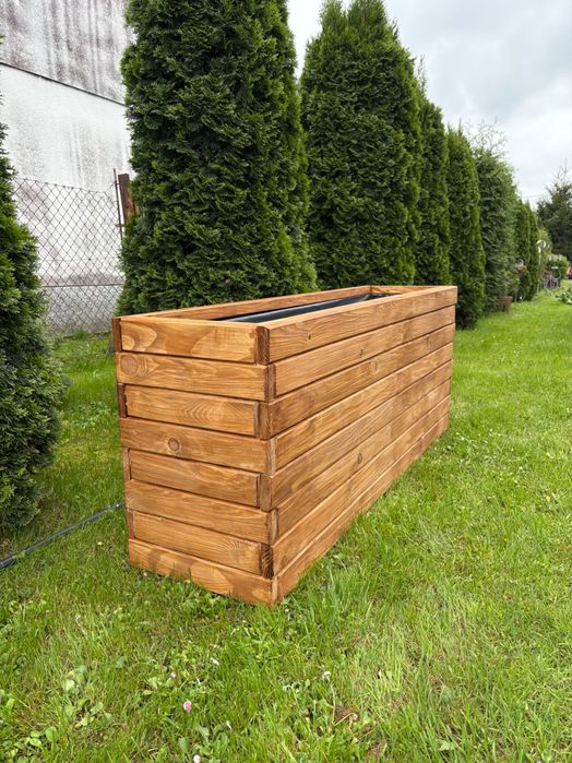 Donica drewniana 150x40x60