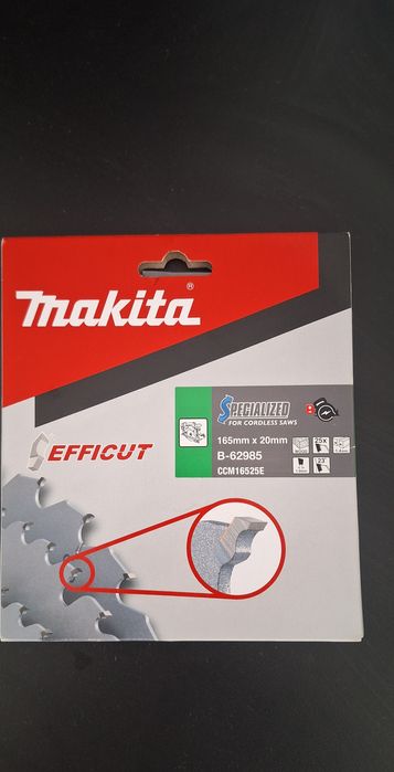 Tarcza makita 165x20