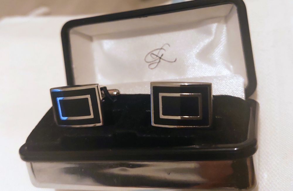 Ekskluzywne spinki do mankietów Pierre Cardin Lord • Nowe bez metki • Srebrne etui
