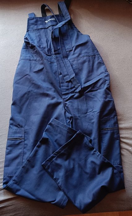 Ogrodniczki granatowe roz XL