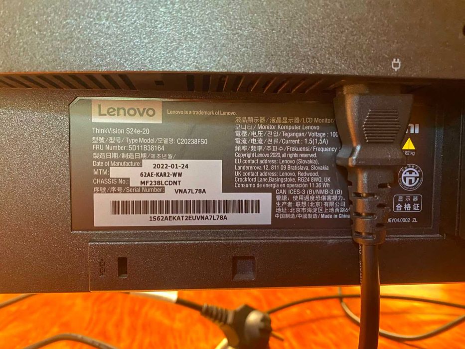 Monitor Lenovo 24 Polegadas