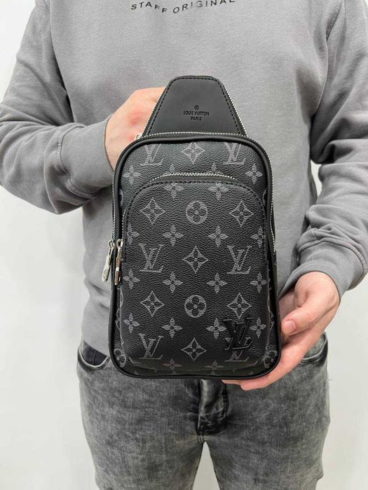 Сумка через плече Louis Vuitton Луї Вітон сумка-слінг чоловіча LV