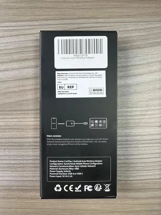 Adapter bezprzewodowy  AndroidAuto klucz sprzętowy Easy Connect