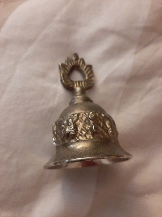 Campainha Vintage de mesa feita à mão de latão