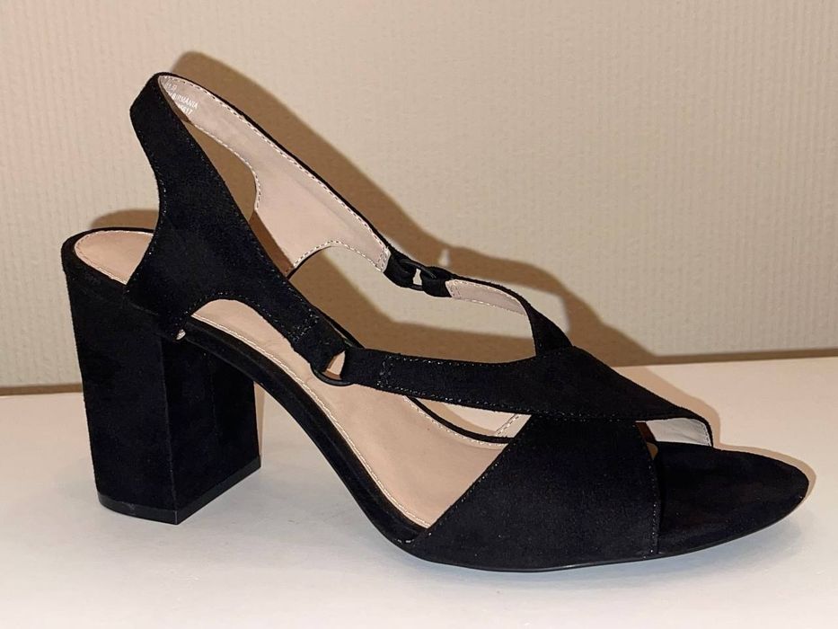 Босоножки замшевые H&M, р.39-40