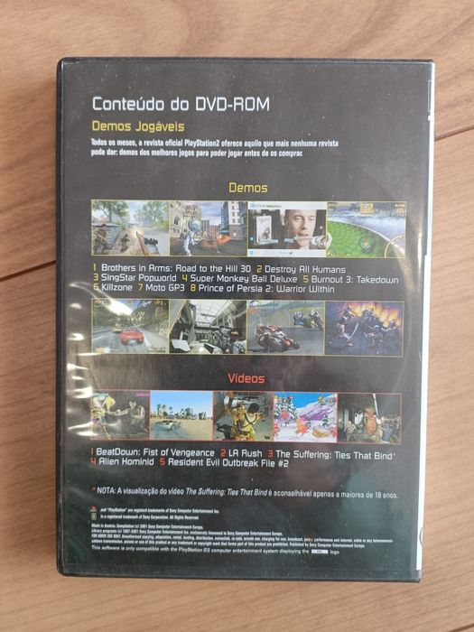 2 Jogos PlayStation 2: Demos Colecionáveis