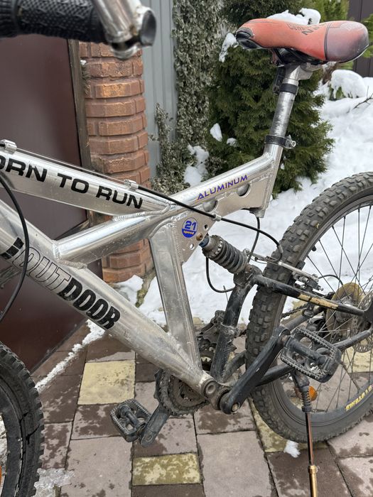 Гірський велосипед OUTDOOR 26" алюмінієва рама, 21 швидкість