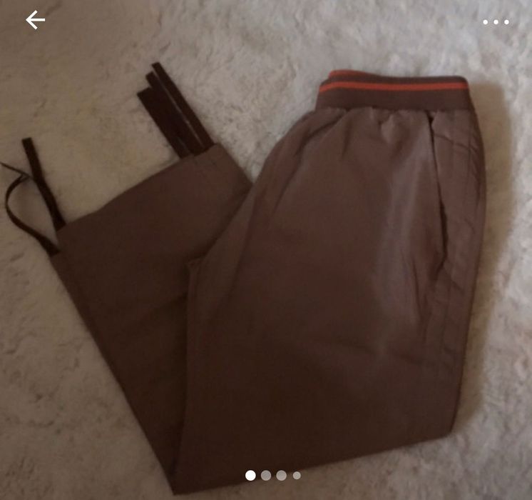 Spodnie damskie brazowe