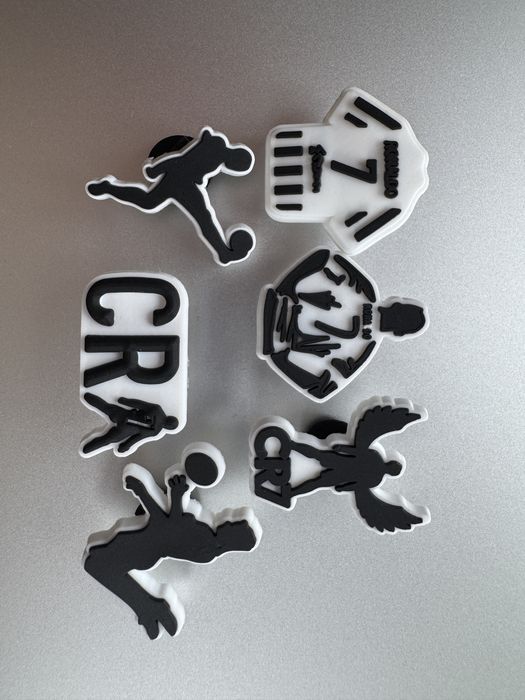 Przypinki Crocs CR7 nowe