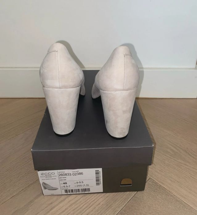 Nowe czolenka ecco skora