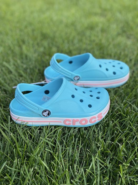 crocs bayaband ice blue melon крокси жіночі блакитні 36 37 38 39