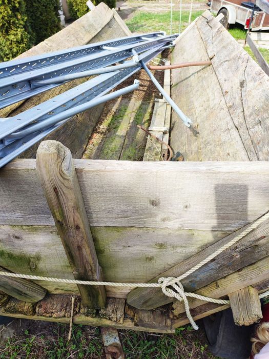 Wóz konny wóz drewniany