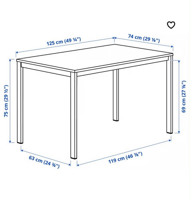Mesa de Cozinha Branca