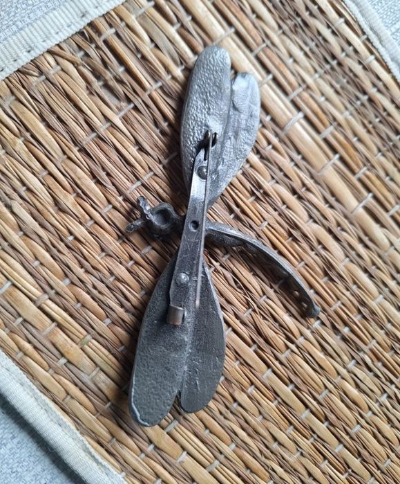 Broszka ważka owad bardzo duża 10 na 6 cm