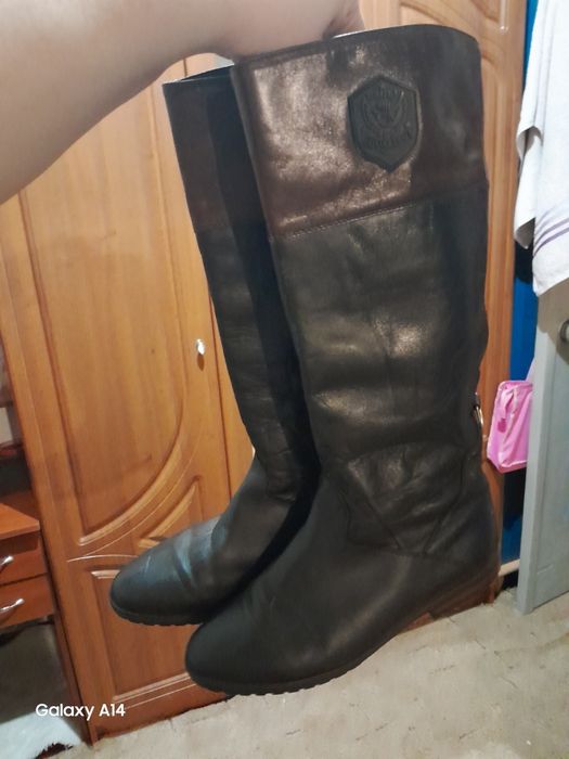 Продам шкіряні сапоги 37 розмір!