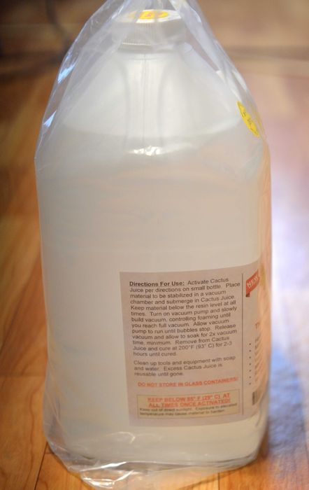 Cactus Juice для стабілізації деревени стабилизированного дерева