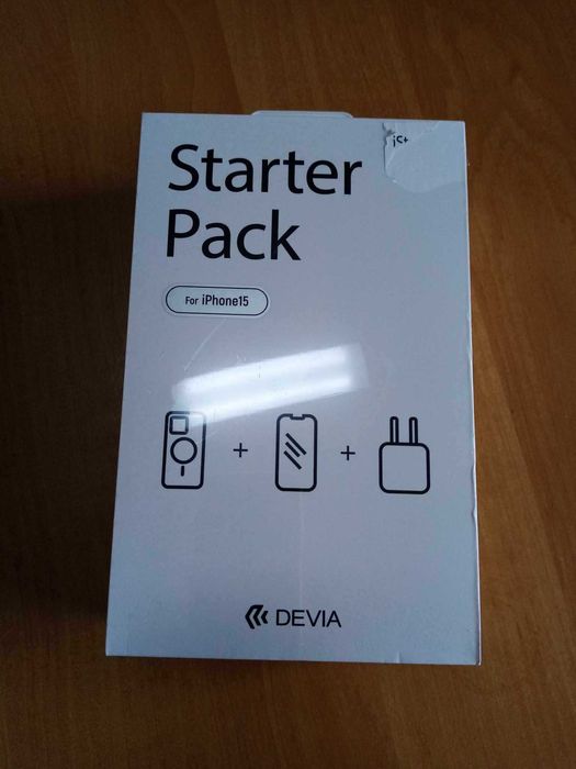 iPhone 15 128Gb com StarterPack (Novo, selado c/ garantia)