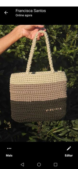 Lindos sacos em crochet