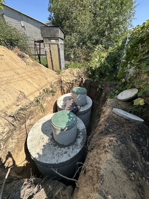 Септик під ключ, канализации, траншеї, копка септиків за 1 день