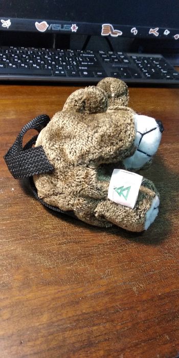 Плюшевая собачка ,рюкзачек на замке