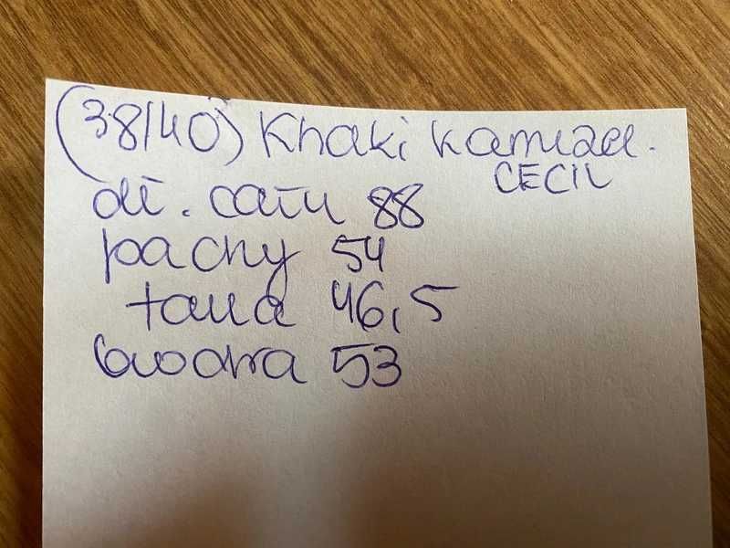 kamizelka braz sweter narzutka bezrękawnik ocieplacz m l 38 40