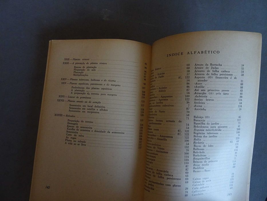 Livro O Nosso Jardim - Marques de Almieda