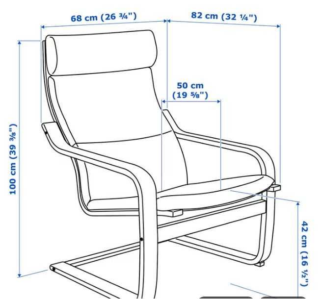 Poltrona de carvalho c/assento almofada cinzenta esc