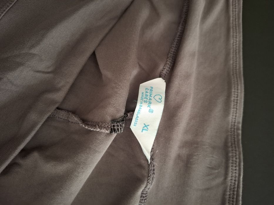 Leggings cinzentas XL cintura subida