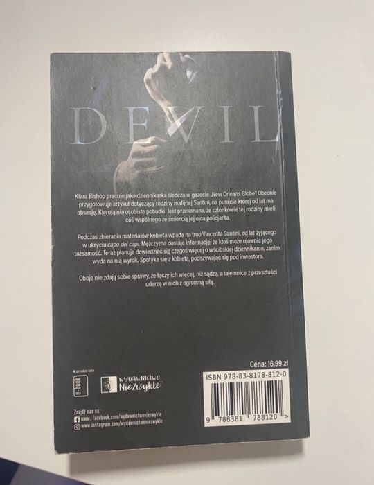 książka „devil” wersja kieszonkowa