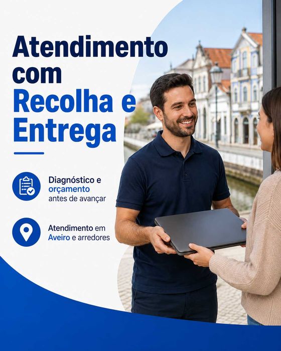 Assistência Técnica Informática | Formatação, Upgrade, Limpeza e Configuração | Recolha e Entrega