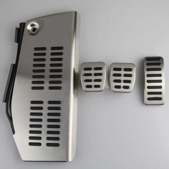 Conjunto Capas Pedais Alumínio Volkswagen Seat Audi - 4 peças