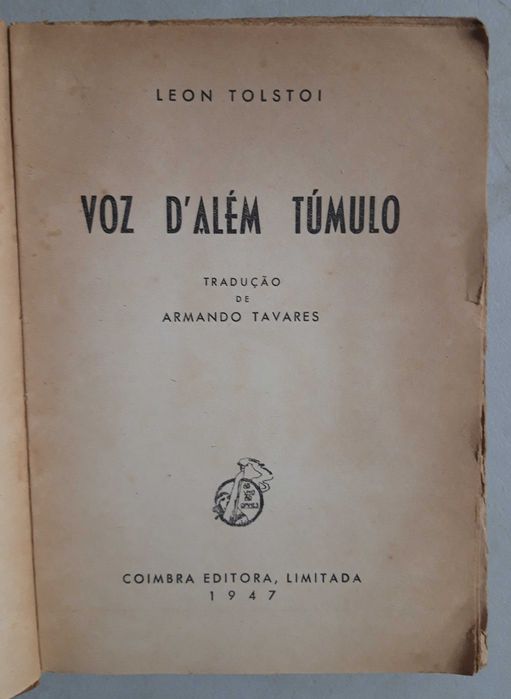 Livro PA-5 - Leon Tolstói - A Voz de Além Túmulo