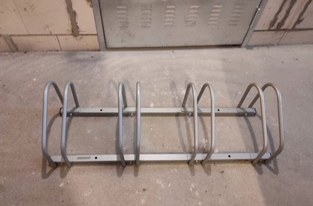 Stojak na 4 rowery - stal nierdzewna, parking rowerowy