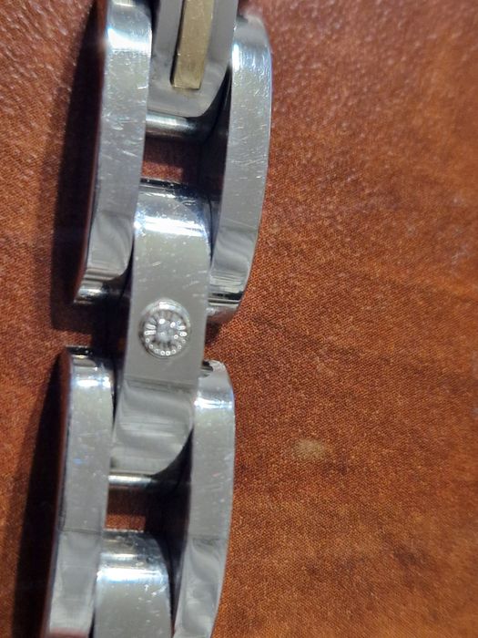 Bransoleta z elementami złota 14k 585