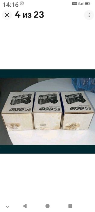 Новый в заводской упаковке фотоаппарат Фед 5В