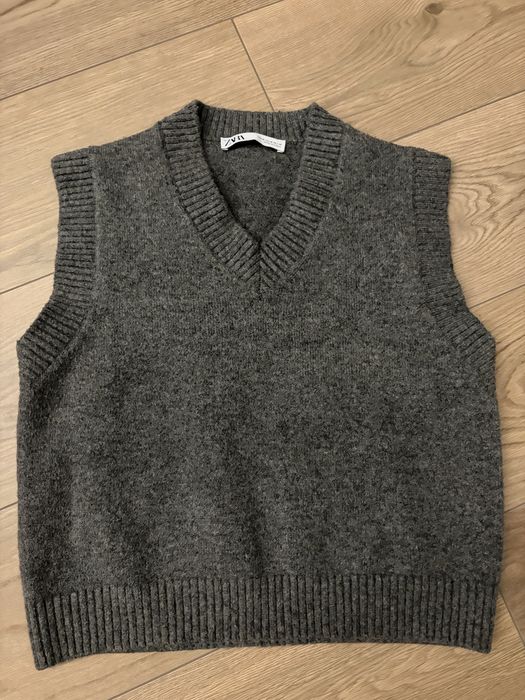 Безрукавка-жилетка вʼязана ZARA, розмір М