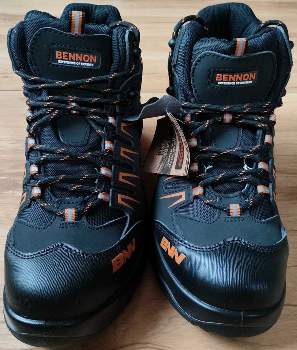 Czarne męskie buty ochronne Bennon 43